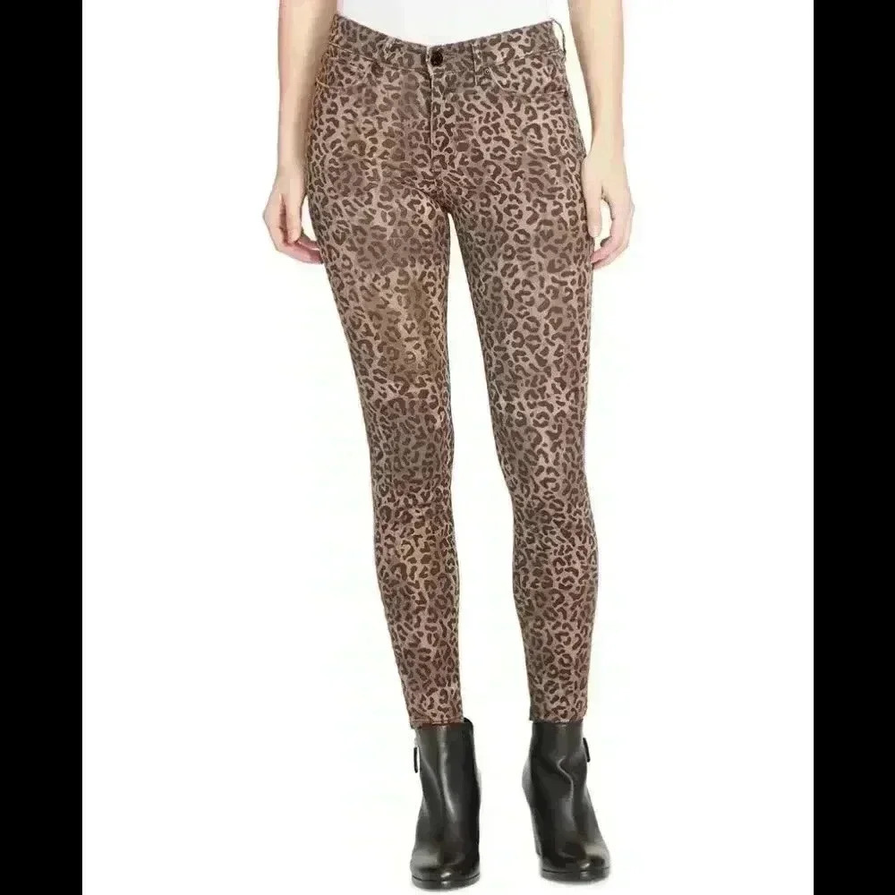 NWT William RAST Cheetah Perfect Skinny Jeans Women’s size 29